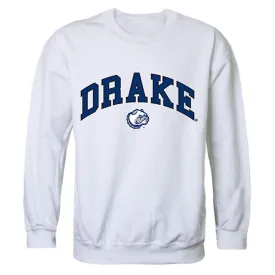 Drake University Campus Crewneck Pullover Sweatshirt Sweater White