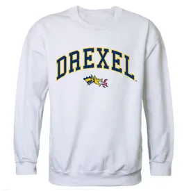 Drexel University Campus Crewneck Pullover Sweatshirt Sweater White