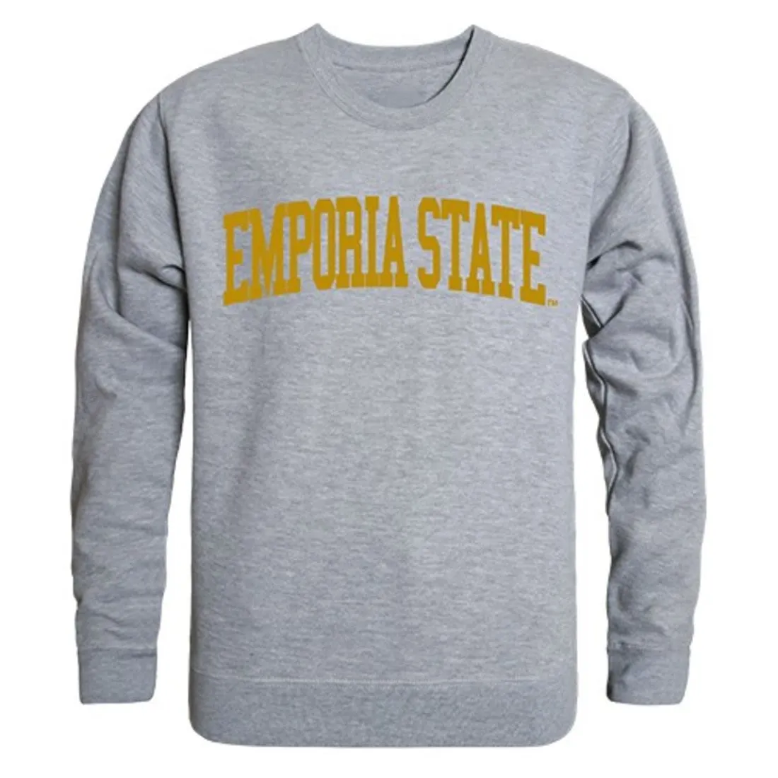 Emporia State University Game Day Crewneck Pullover Sweatshirt Sweater Heather Grey