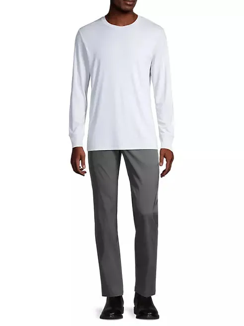 Essential Long Sleeve Tee Ice - Theory Men