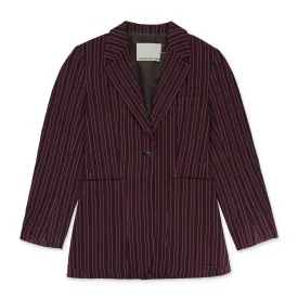 EVA BROWN/BURGUNDY BLAZER