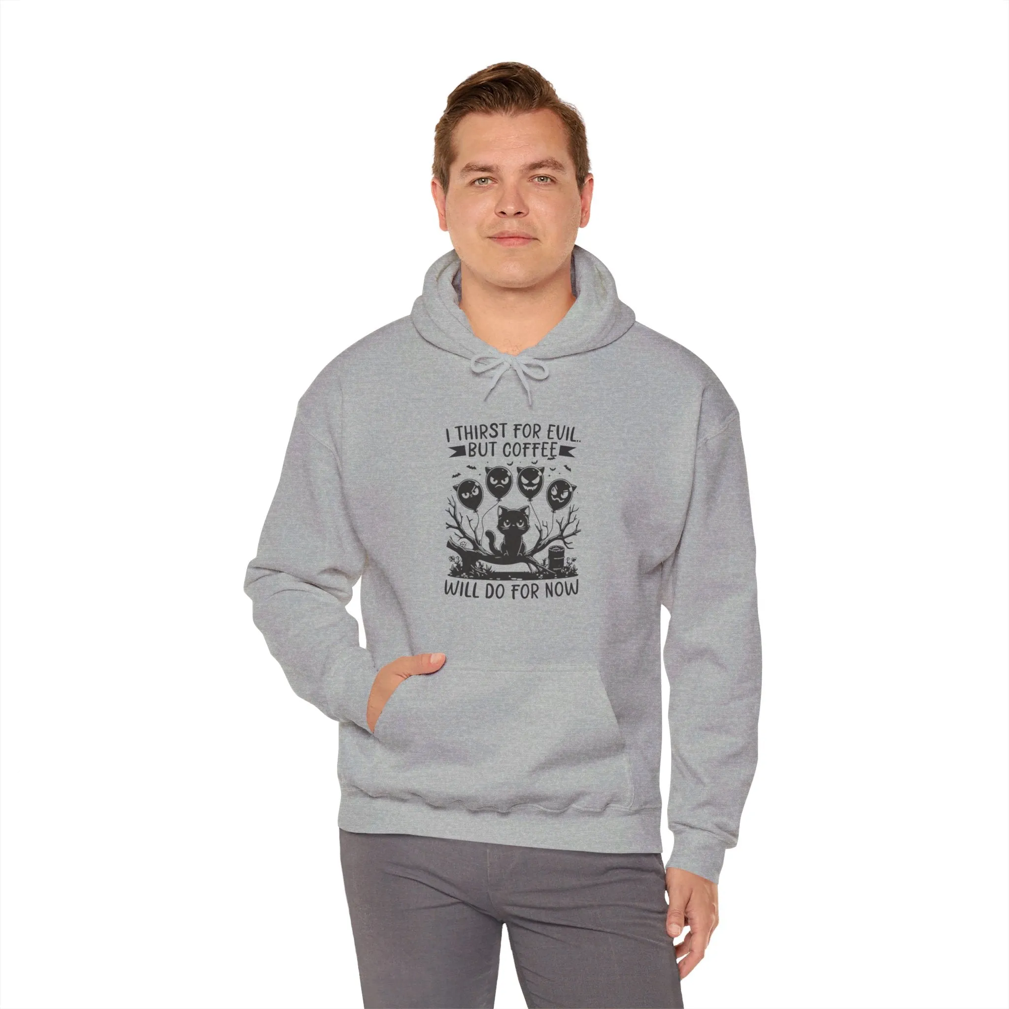 Evil Coffee Unisex Heavy Blend™ Hooded Sweatshirt