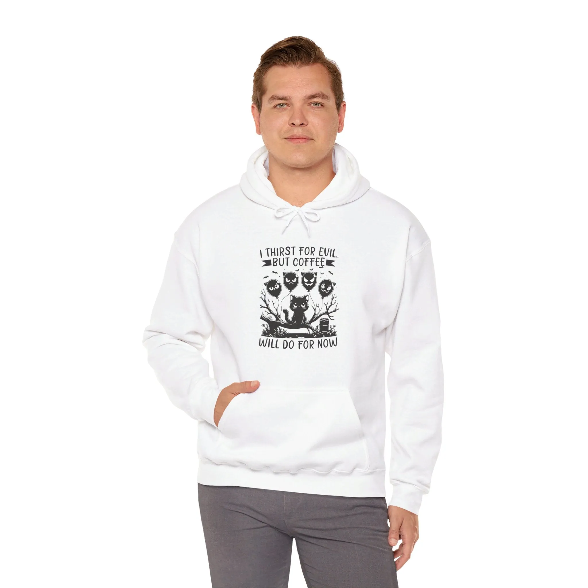 Evil Coffee Unisex Heavy Blend™ Hooded Sweatshirt