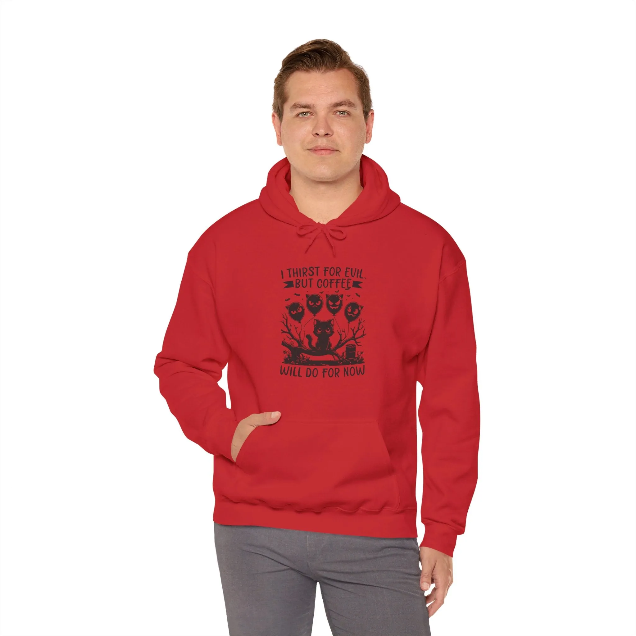 Evil Coffee Unisex Heavy Blend™ Hooded Sweatshirt
