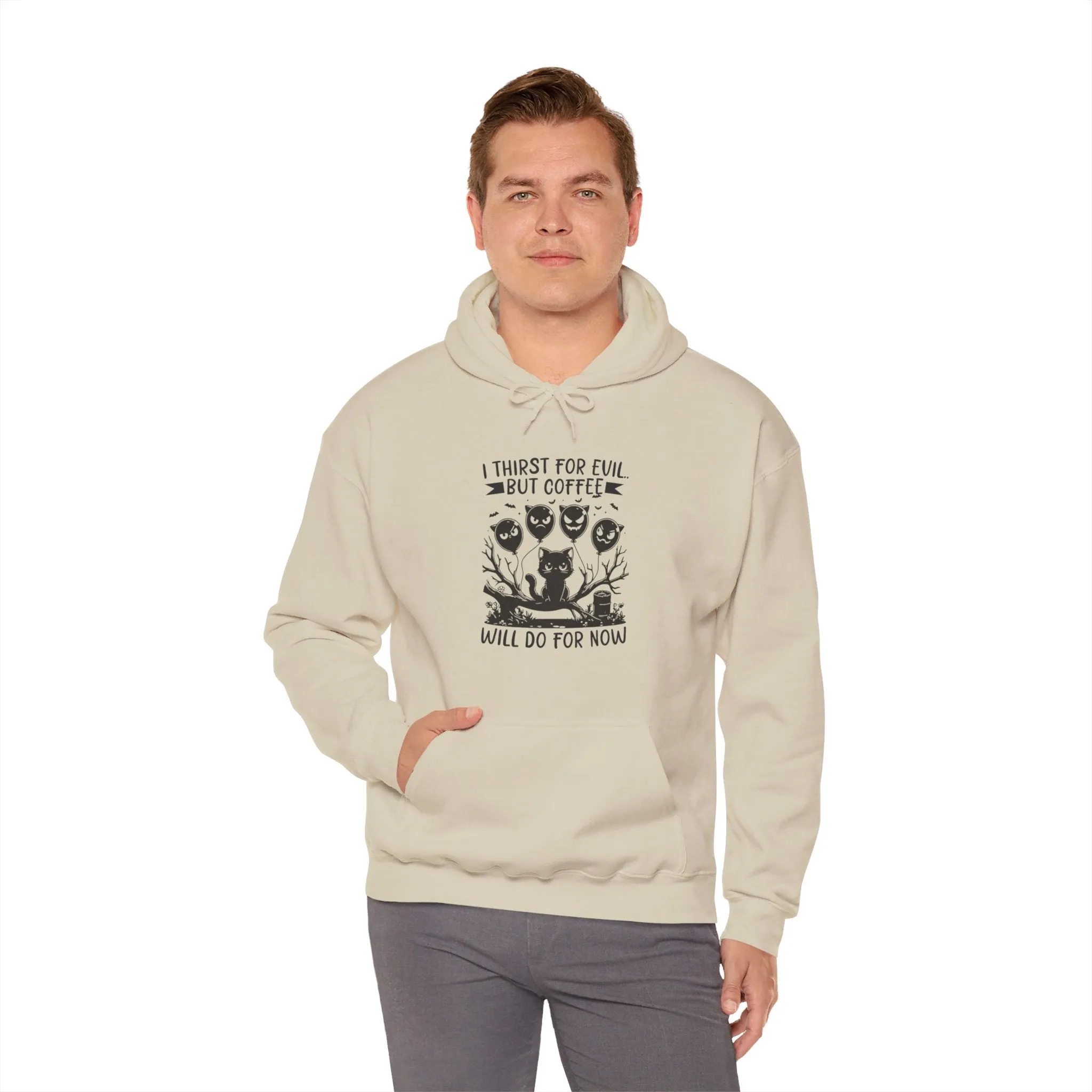 Evil Coffee Unisex Heavy Blend™ Hooded Sweatshirt