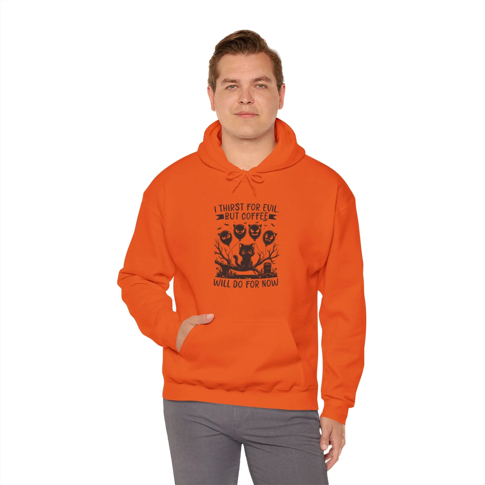Evil Coffee Unisex Heavy Blend™ Hooded Sweatshirt