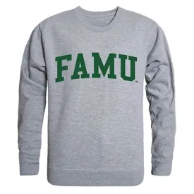 FAMU Florida A&M University Game Day Crewneck Pullover Sweatshirt Sweater Heather Grey