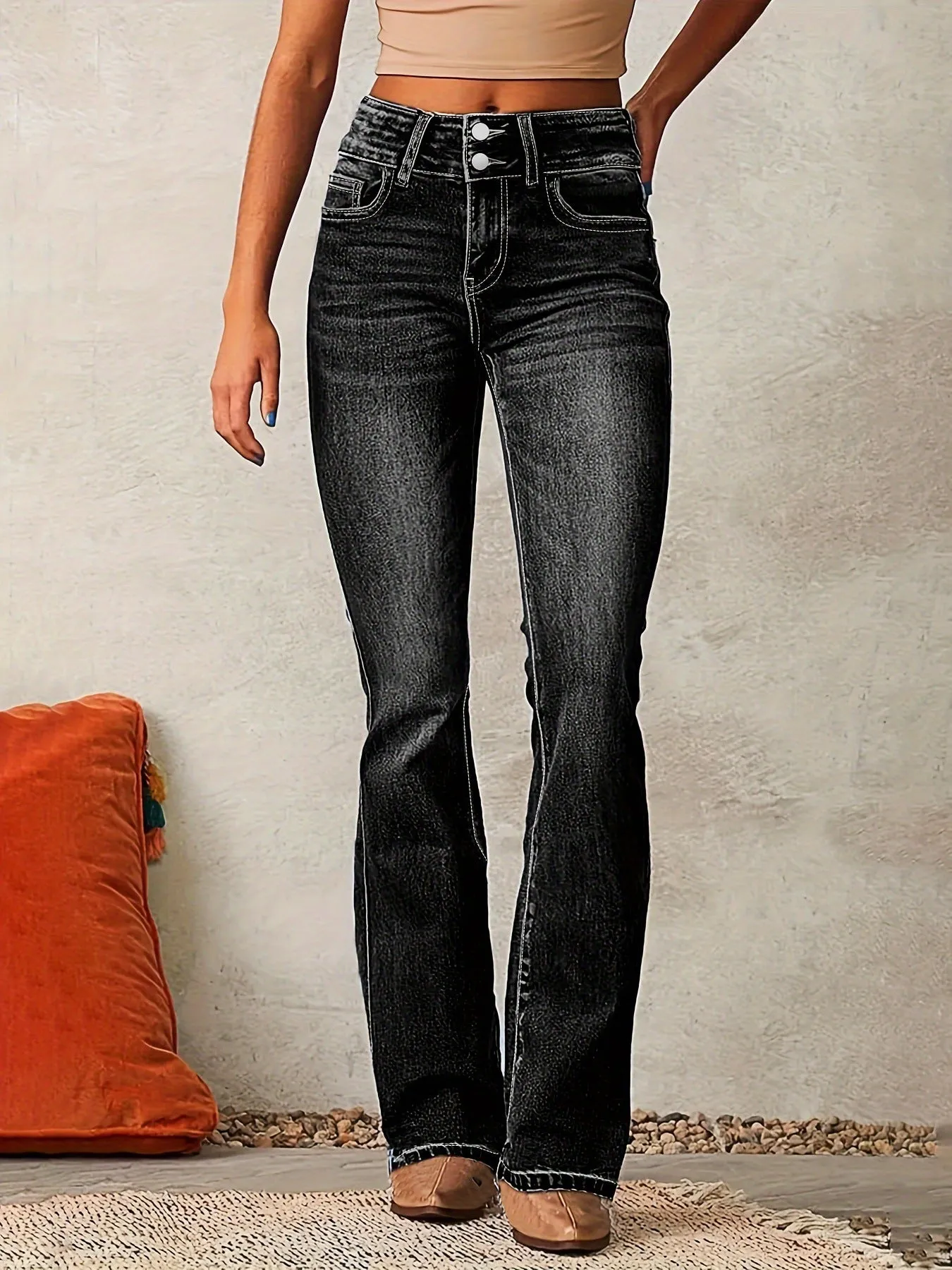 Fashion Washed Street Skinny Retro Stretch Jeans
