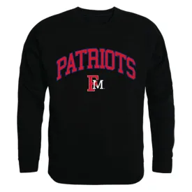 FMU Francis Marion University Campus Crewneck Pullover Sweatshirt Sweater Black