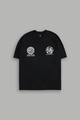 Go "Dry Wolf" S/S Raglan Tee in Black