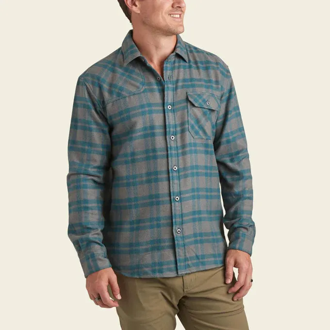 Harker's Flannel :: Cohen Plaid : Dark Teal