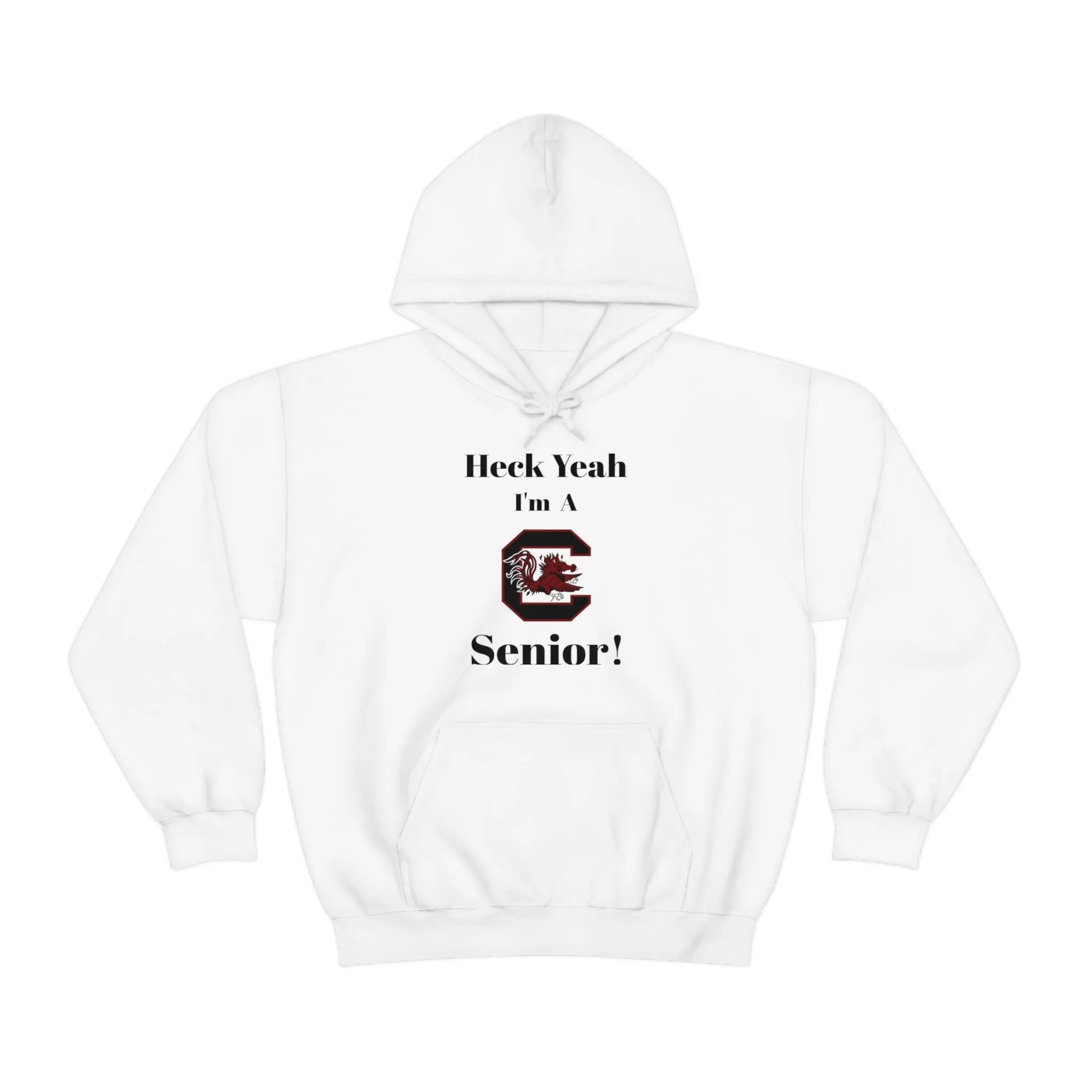 Heck Yeah I'm A SC Gamecocks Senior Unisex Heavy Blend™ Hooded Sweatshirt