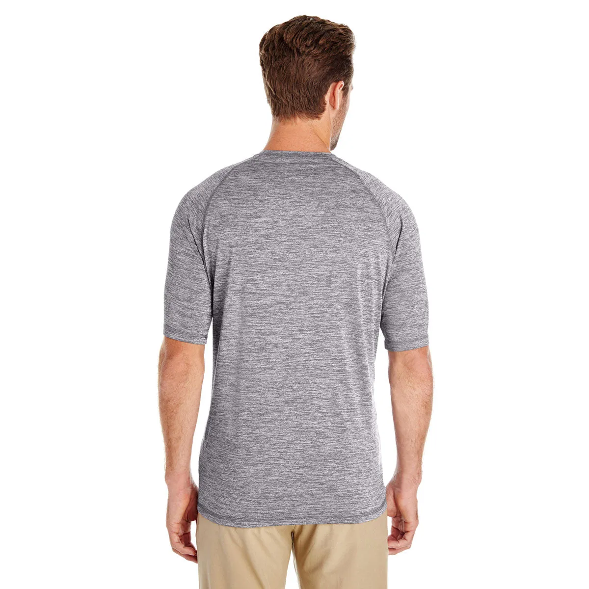 Holloway Men's Graphite Heather Electrify 2.0 Short-Sleeve