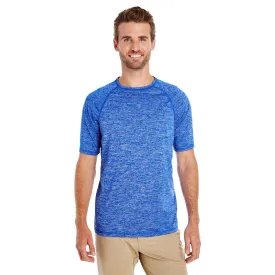 Holloway Men's Royal Heather Electrify 2.0 Short-Sleeve