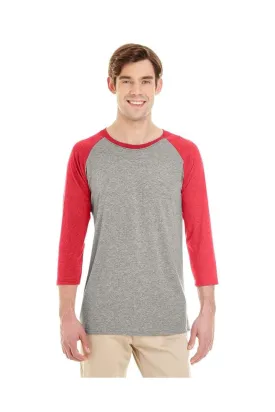 Jerzees 601RR: Adult 4.5 oz. TRI-BLEND Baseball Raglan
