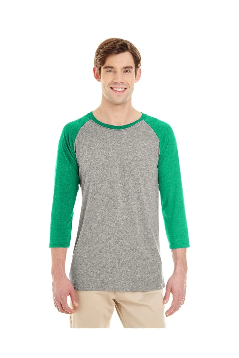 Jerzees 601RR: Adult 4.5 oz. TRI-BLEND Baseball Raglan