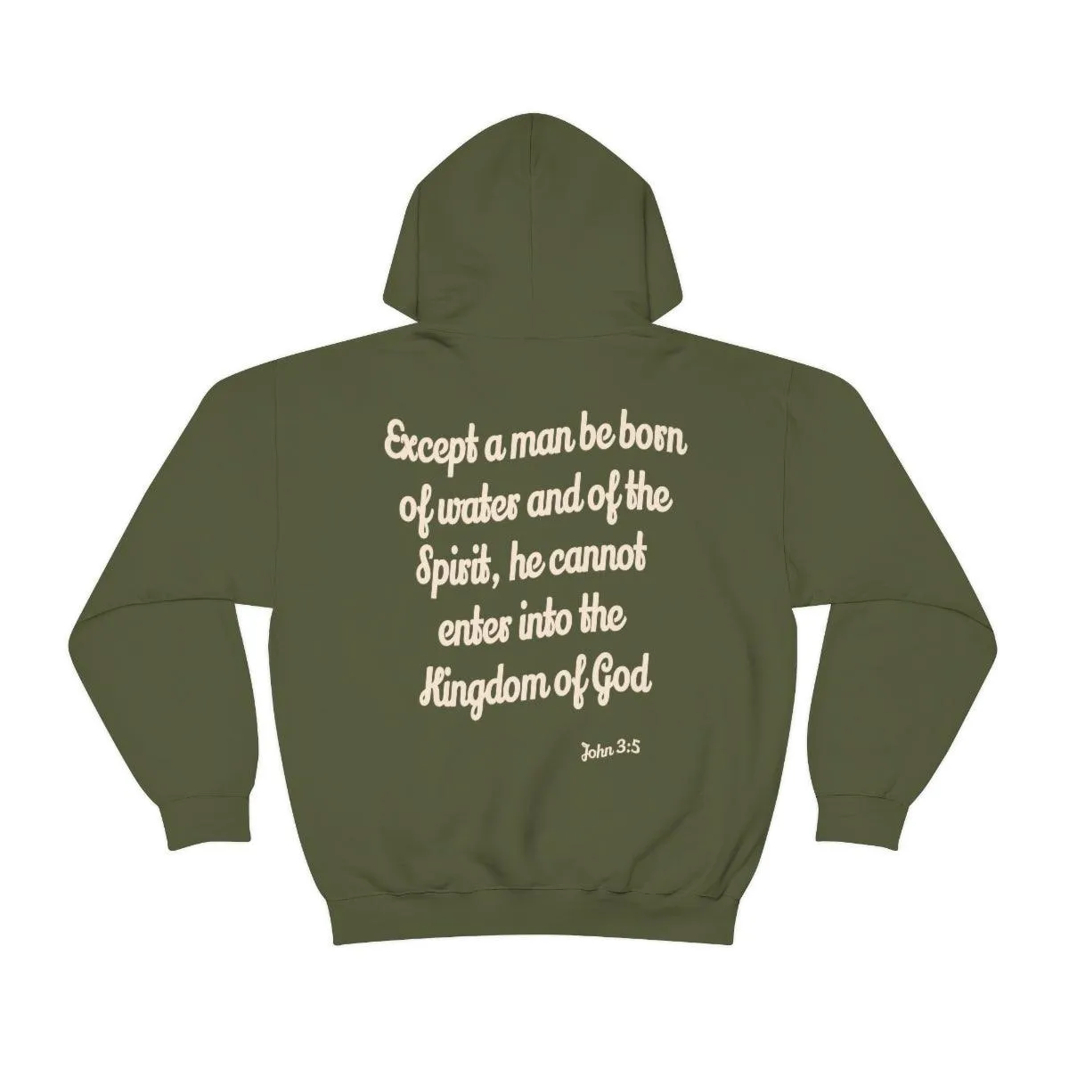 John 3:5 Unisex Heavy Blend™ Hooded Sweatshirt