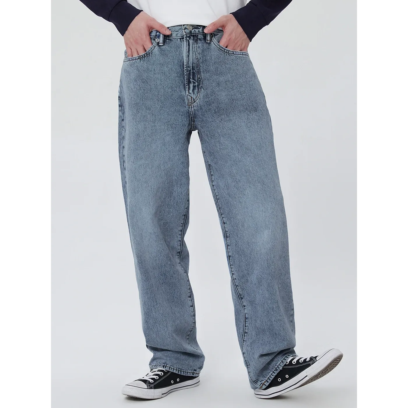 Light Blue Baggy Fit Jeans