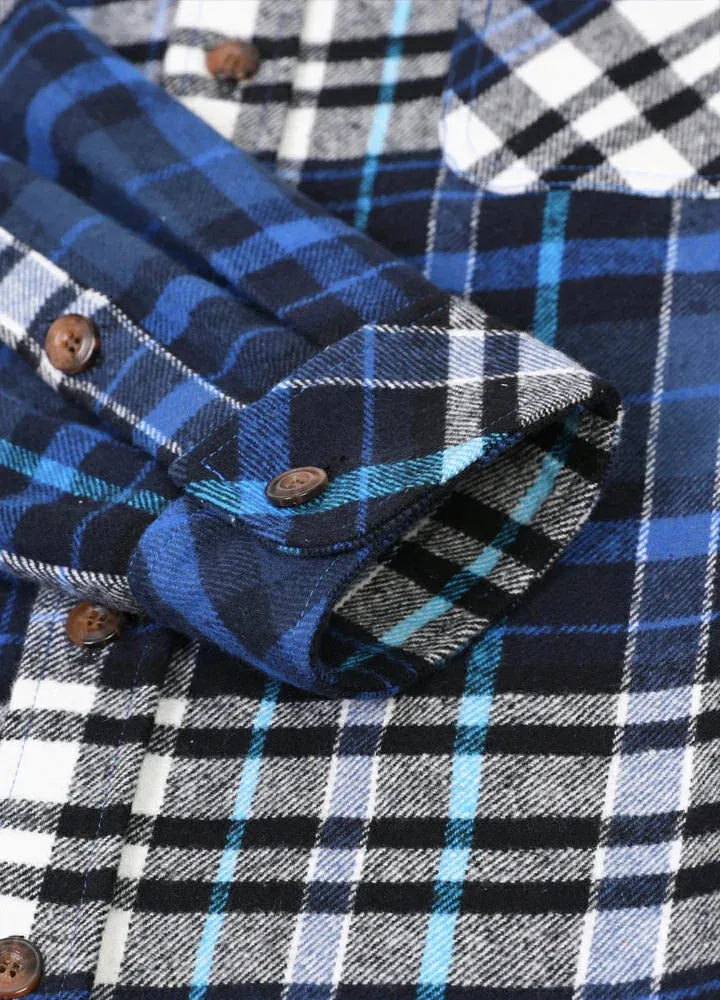 Men's Stalwart Heavyweight Flannel Shirts,10.6oz,Relaxed Fit