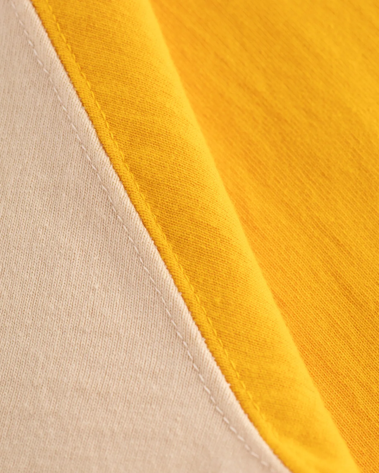 Military Baseball Tee / Army - Ecru/Yellow
