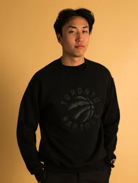 NBA TORONTO RAPTORS TONAL EMBROIDERED CREW