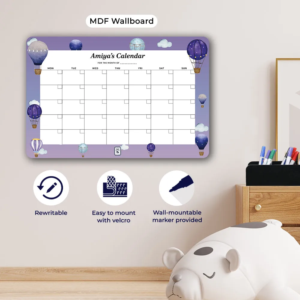 Night Flight Kids Calendar