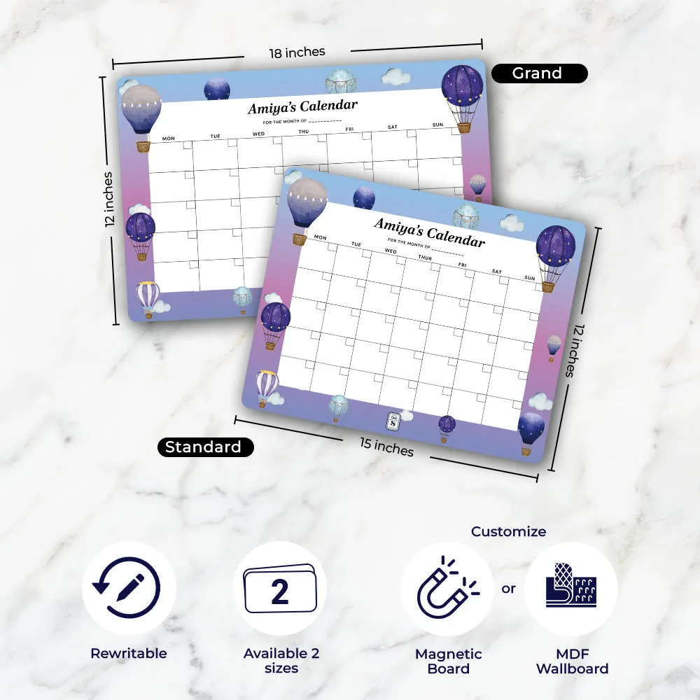 Night Flight Kids Calendar