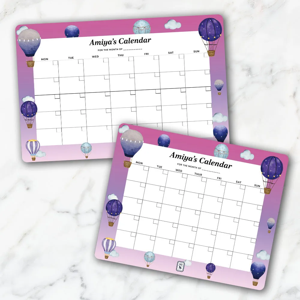 Night Flight Kids Calendar