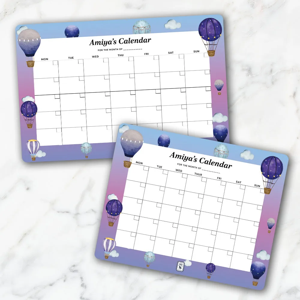 Night Flight Kids Calendar