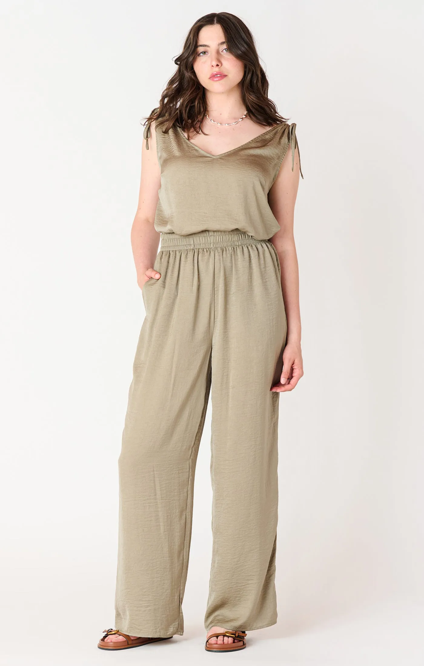 Pants - Dex High Waist Flowy Wide Leg Pants