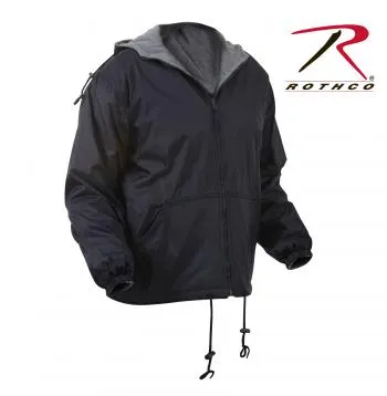Reversible Lined Jacket With Hood