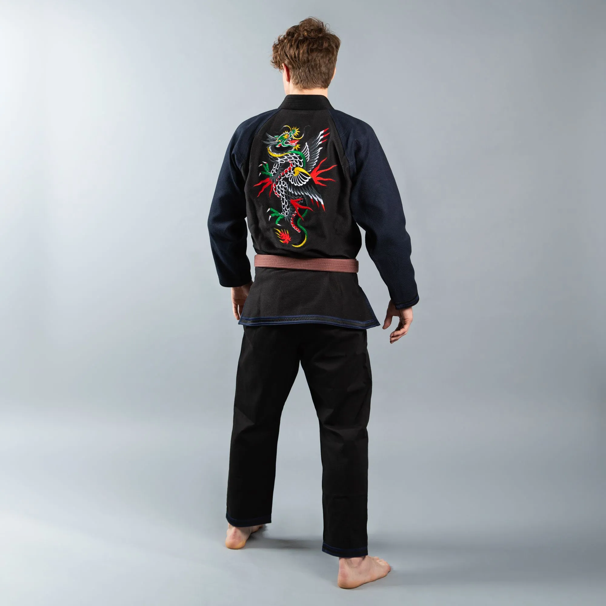 Scramble "Sukajan Dragon” BJJ Gi - Blue/Black