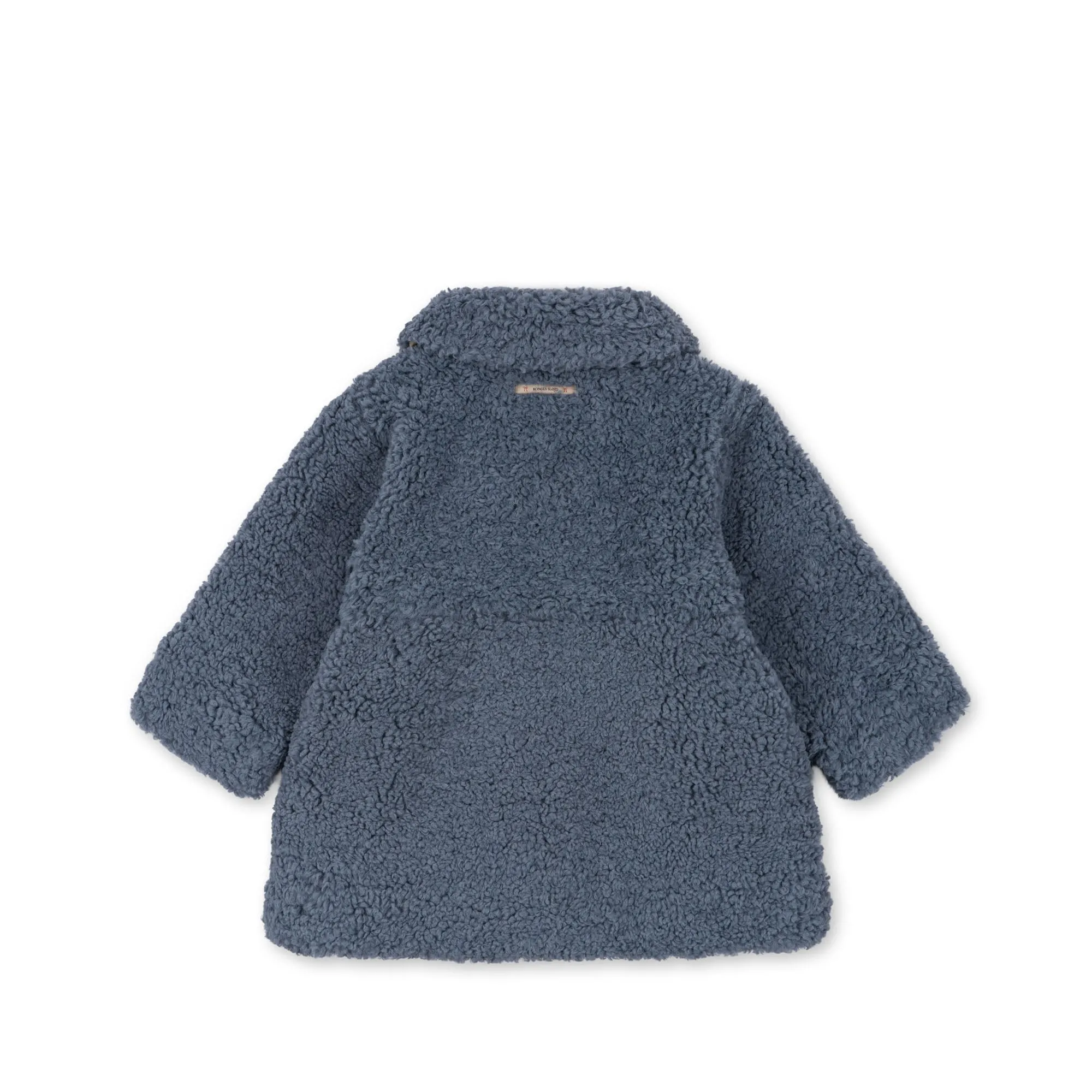 Tillie Poodle Embroidered Faux Fur Collared Coat