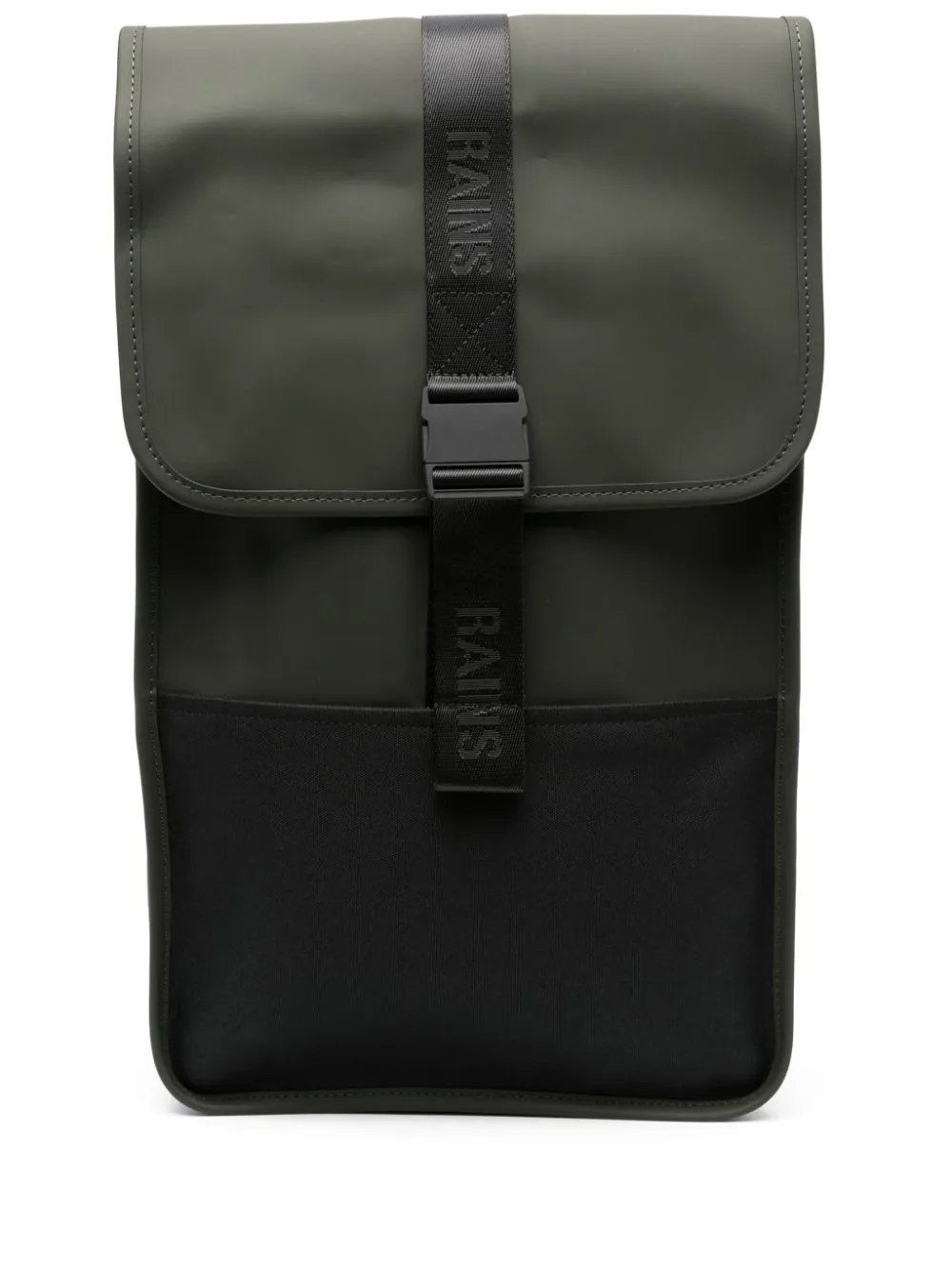 Trails logo-debossed backpack