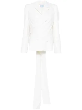virgin wool wrap tuxedo