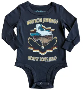 Waylon Jennings Organic Long Sleeve Onesie