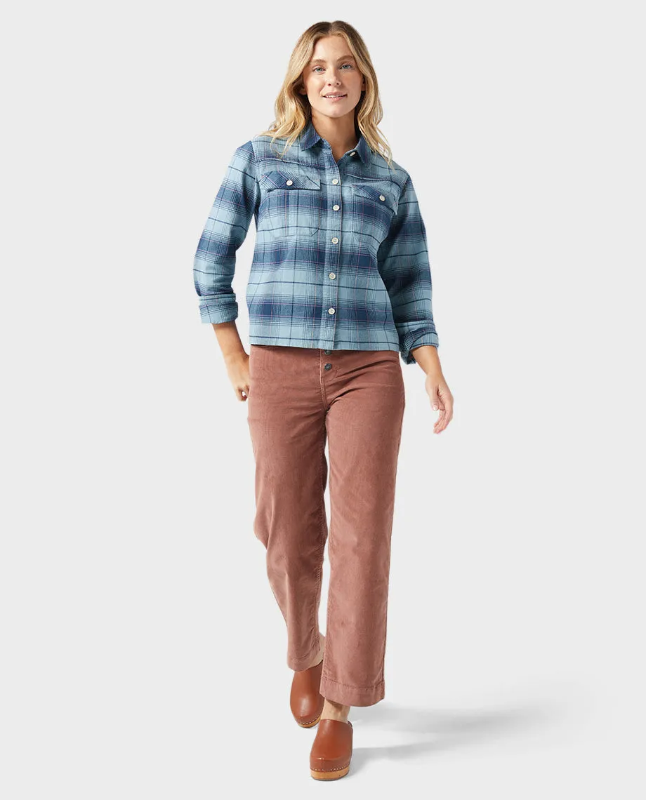 Women's Bevel Flannel Shirt