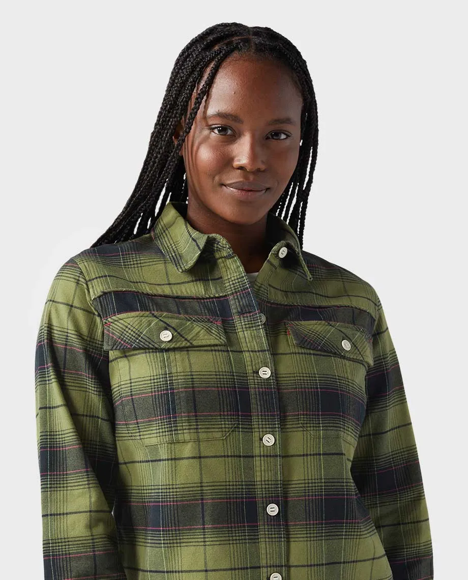 Women's Bevel Flannel Shirt