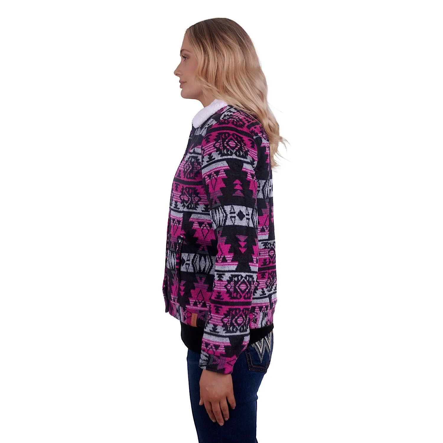 Wrangler Womans Santana Jacket Pink/Grey