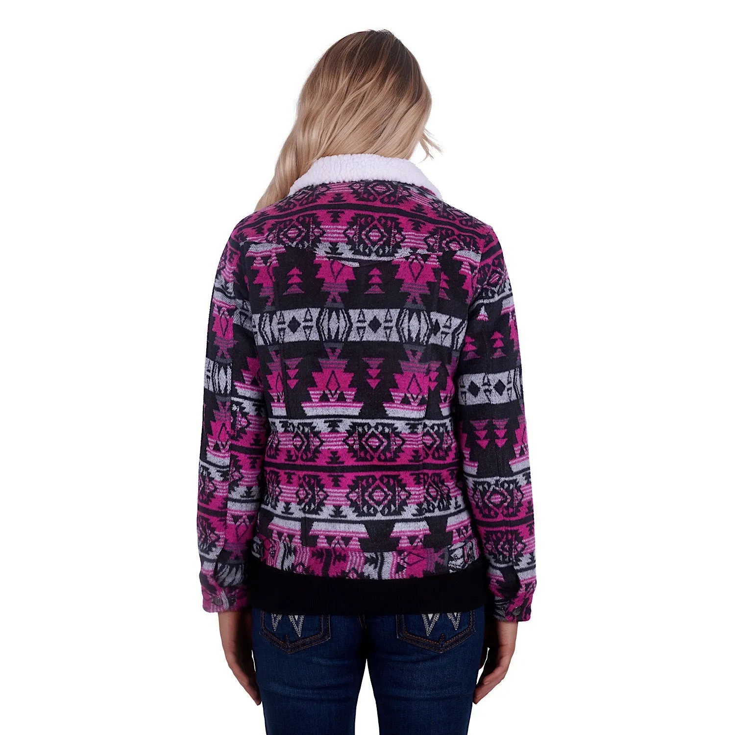 Wrangler Womans Santana Jacket Pink/Grey